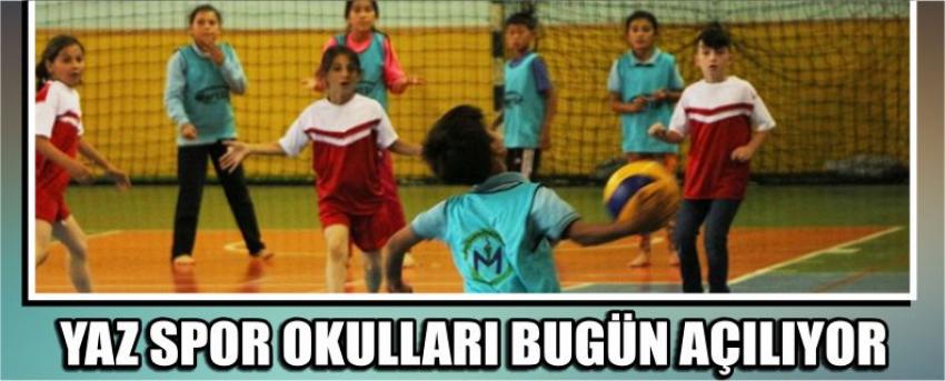 Yaz Spor Okulları Bugün Açılıyor