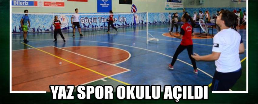 Yaz Spor Okulu Açıldı