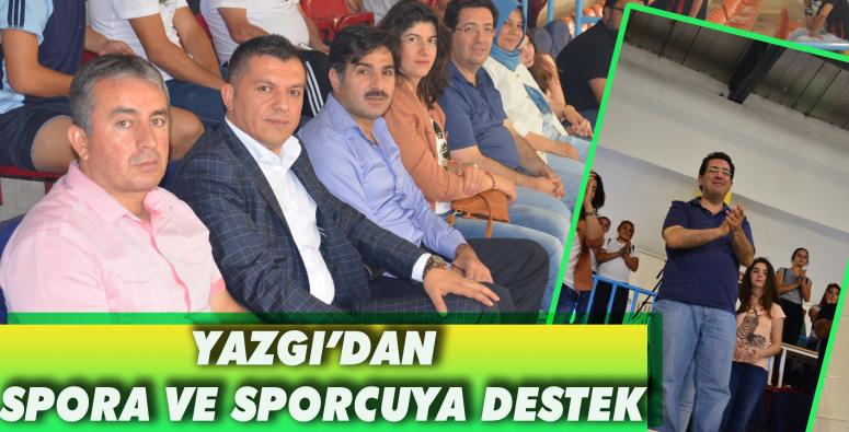 Yazgı’dan Spora Ve Sporcuya Destek