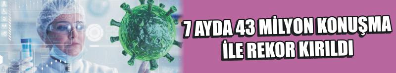 7 Ayda 43 Milyon Konuşma İle Rekor Kırıldı