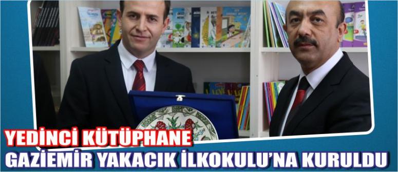 Yedinci Kütüphane Gaziemir Yakacık İlkokulu’na Kuruldu