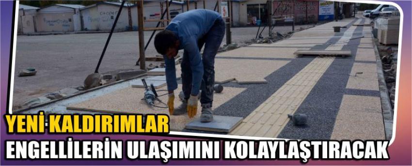 Yeni Kaldırımlar Engellilerin Ulaşımını Kolaylaştıracak