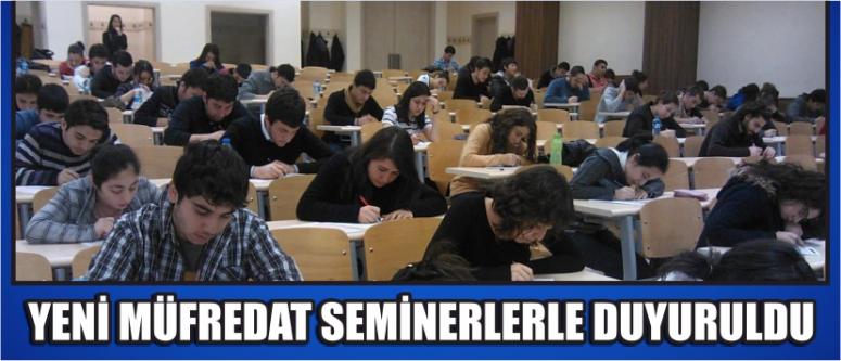 Yeni Müfredat Seminerlerle Duyuruldu