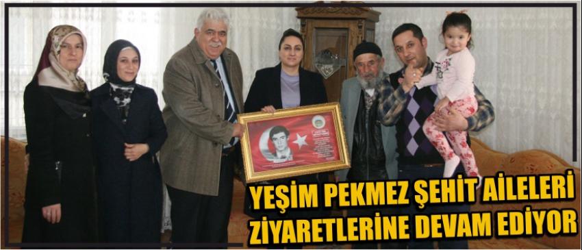 Yeşim Pekmez Şehit Aileleri Ziyaretlerine Devam Ediyor