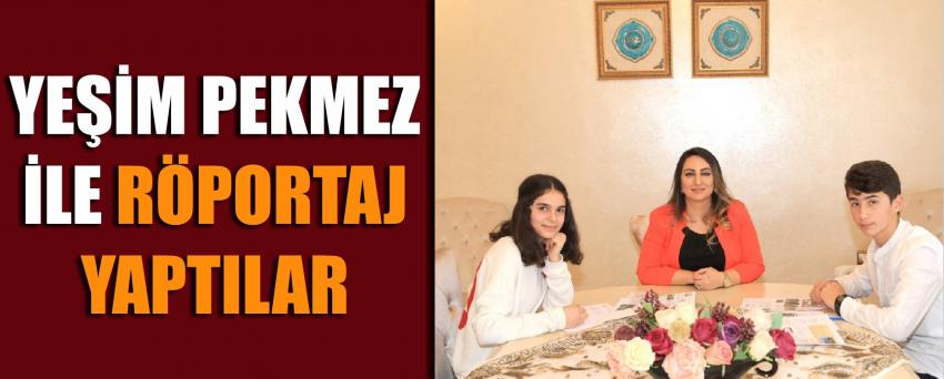 Yeşim Pekmez İle Röportaj Yaptılar