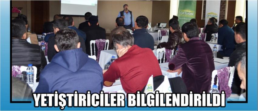 Yetiştiriciler Bilgilendirildi