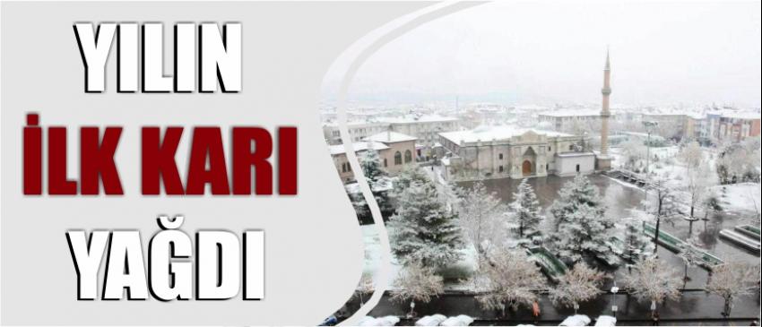 Yılın İlk Karı Yağdı