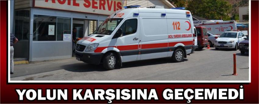 Yolun Karşısına Geçemedi