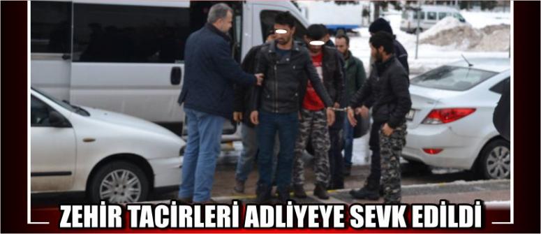 Zehir Tacirleri Adliyeye Sevk Edildi